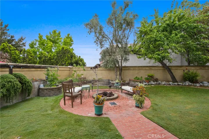 Amazing yard with In ground fire pit