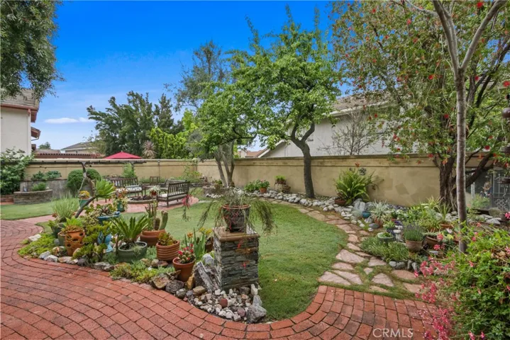 Large front yard
