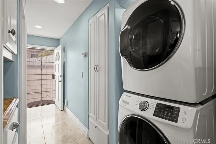Hall with Laundry hook ups