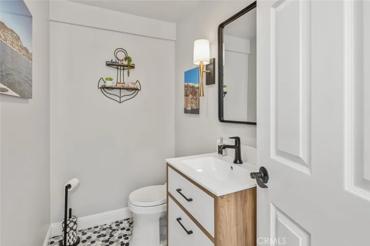 The current owners added a very private Powder Room on the main floor so guests can stay in the main areas of your home. See if you can find it!!