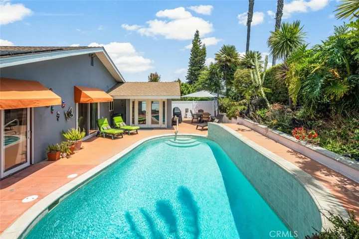 Let's Jump In!! Completely private back yard with your own sanctuary! A pool safety fence is included with home.
