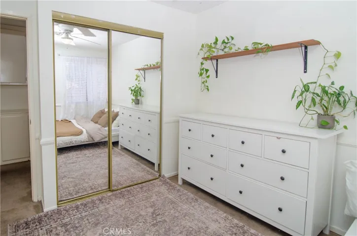 Bedroom 2 / mirrored closet