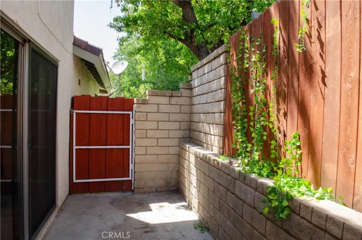 Side yard / gate opens to front yard