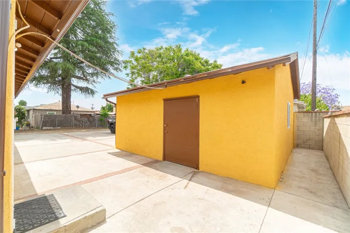 Back Yard and Garage
