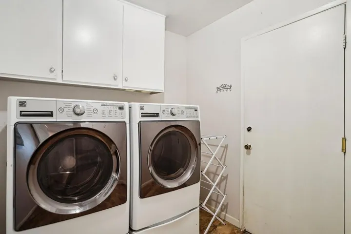 Separate laundry room