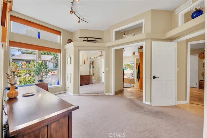 Primary - Facing bathroom