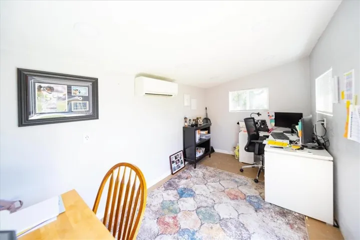 Inside Shed -  office with  A/C