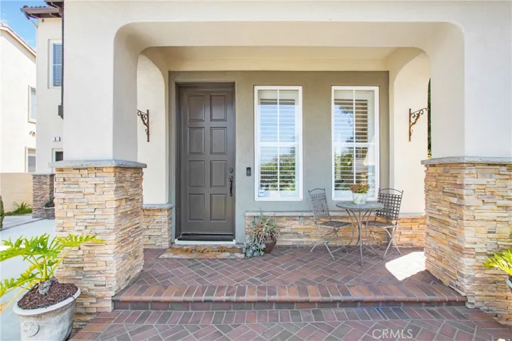 Picturesque covered front porch