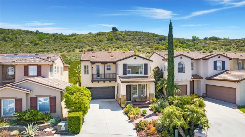 Private lot with long driveway