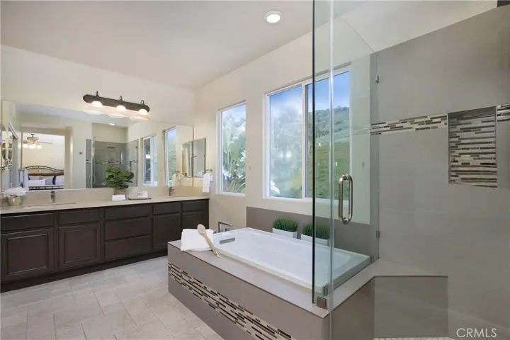 Remodeled spa inspired primary bath