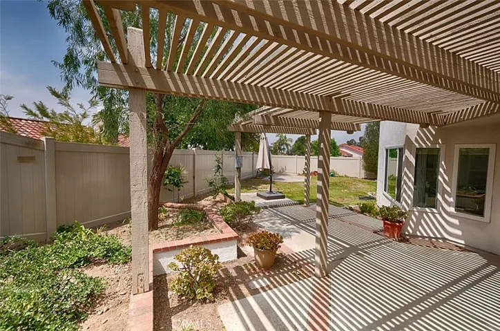 Covered patio