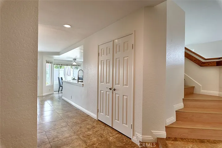 Hallway view towards stairs
