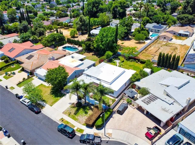Aerial view of the community