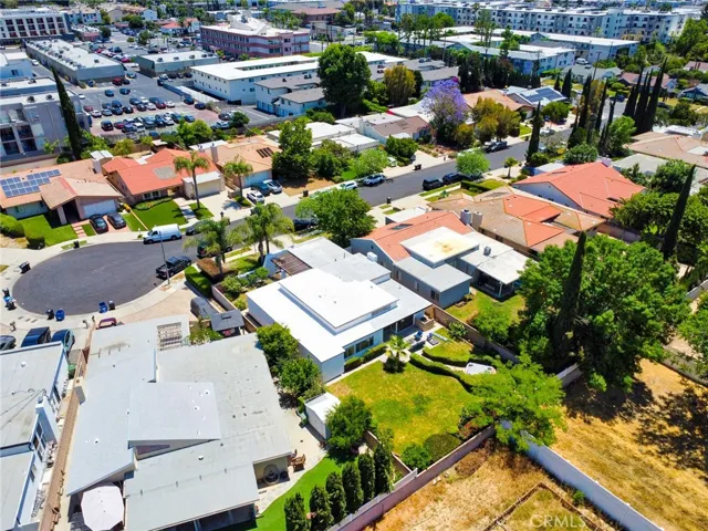 Aerial view of the community