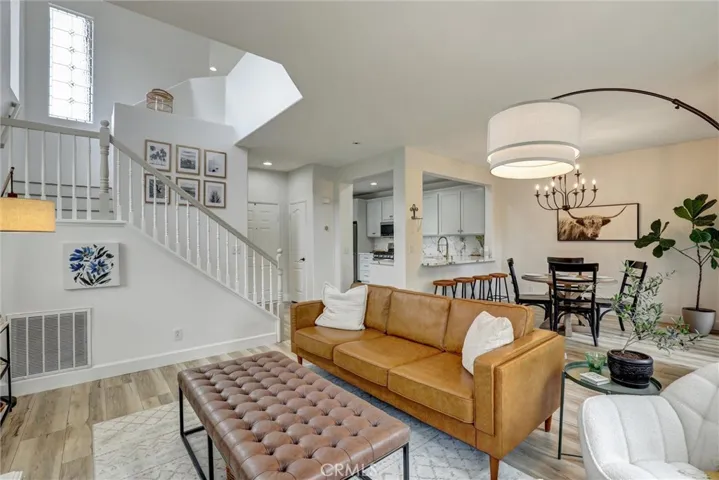 Living room open to the dinning room & Kitchen