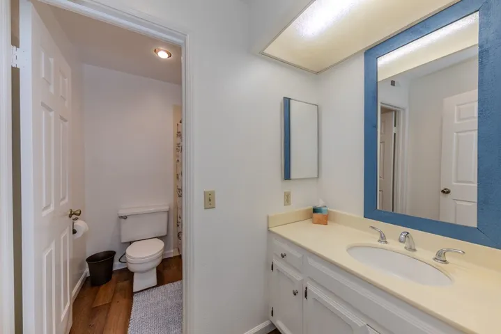 bathroom 2, middle of house (opposite bdrm 4)