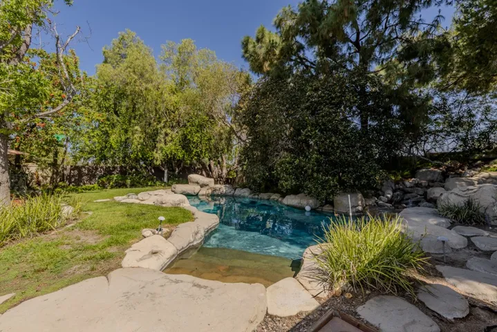 pool entry from primary bedroom sliding door