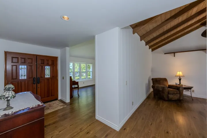 Entry - Liv Rm on left, den right (see also floorplan, photo 3)