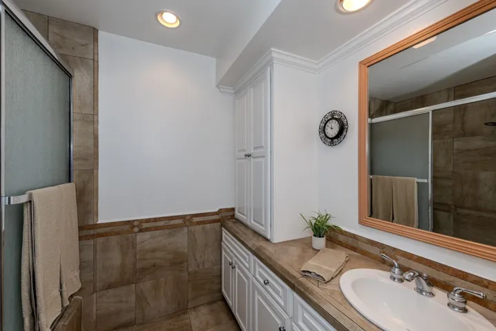 bathroom 1 (across from bdrm 2) has built-in mini-skylight