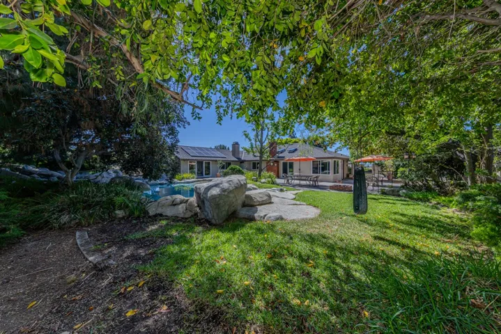shot from NW corner of lot