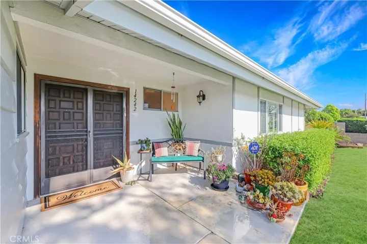 Front entry for you to sit and enjoy the cool breezes and sunsets.