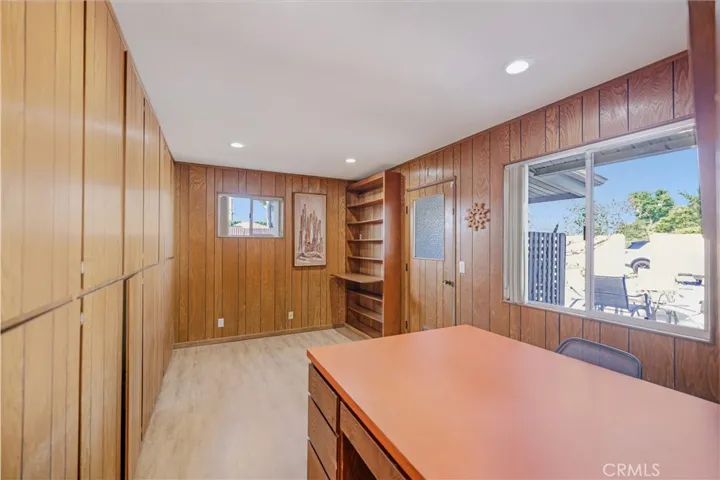 Wall to wall storage cabinets! It's a dream to have this much space!