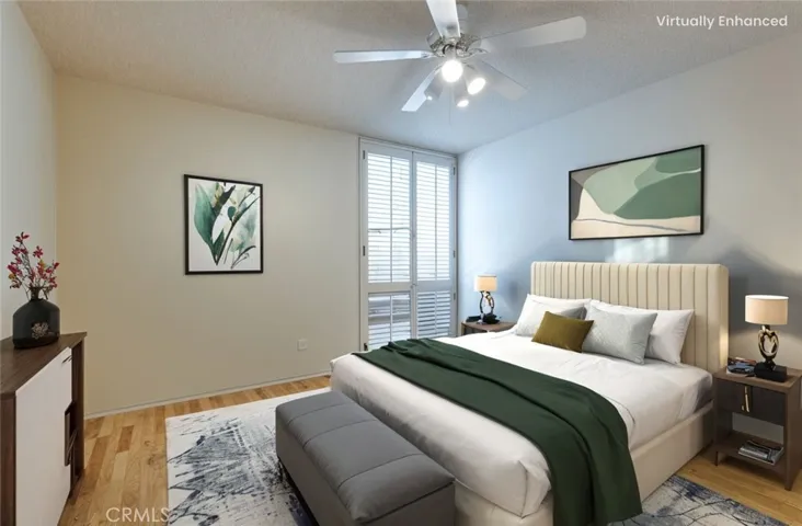 Second bedroom virtually staged