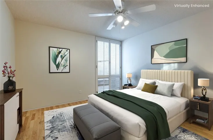 Second bedroom virtually staged