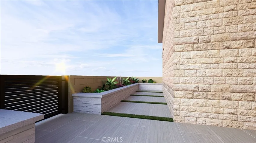 AI Rendering only, not landscaped.
