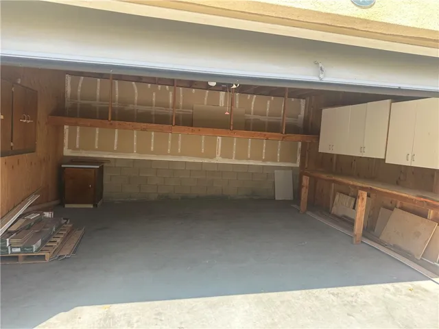 Large two car with storage space!