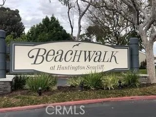 BEACHWALK monument main entrance from Goldenwest.