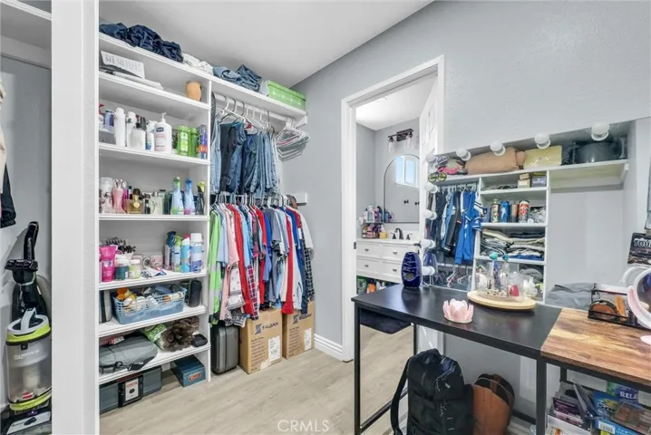 Primary closet