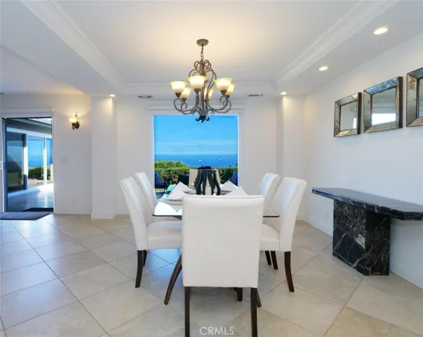 Dining Area looking out to View