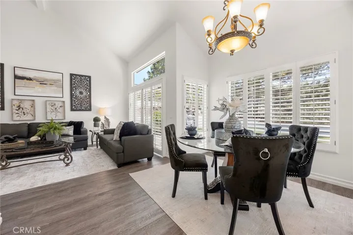 Living Room and Dining Room