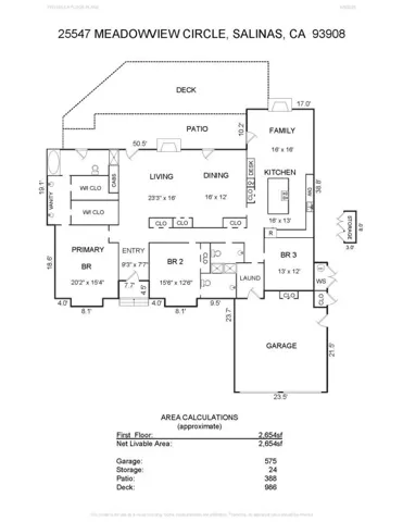 25547 Meadowview Circle, Salinas, California 93908