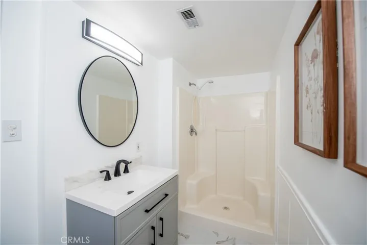 Master bathroom, remodeled, added by permit