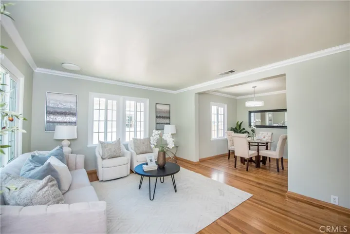 Living room. All new windows, refinished flooring