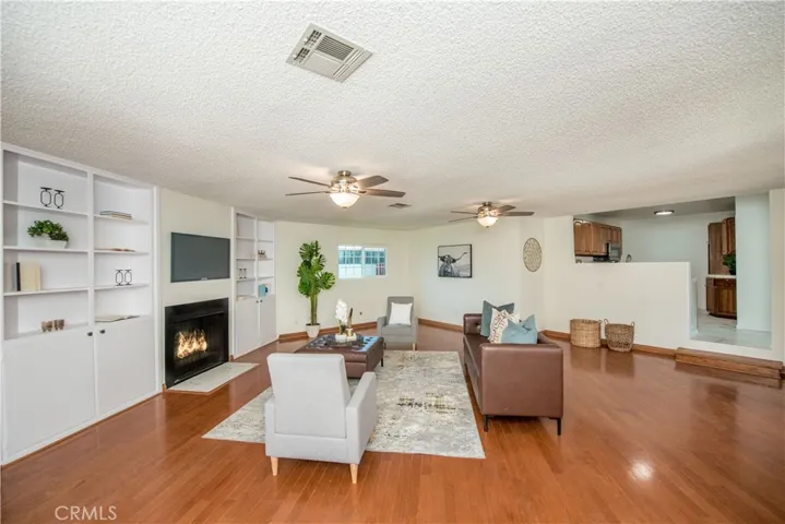 Permitted great room and fireplace