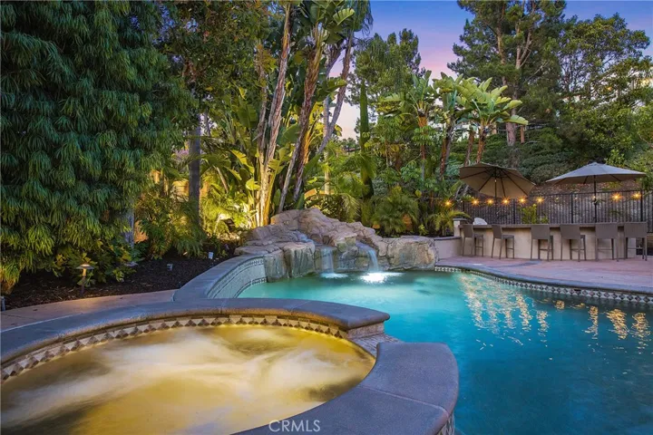 Relax in the bubbling spa!