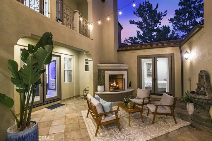 The central courtyard creates an enchanting ambiance.