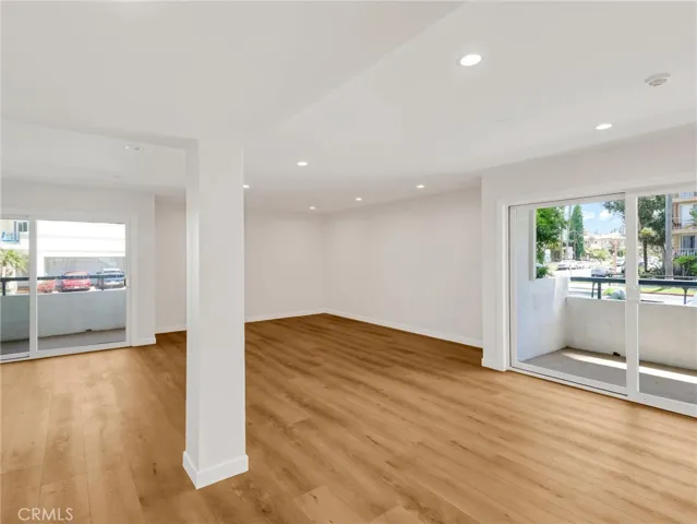 Living Room - 2 sliding door balconies