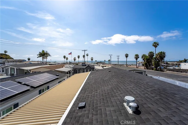 Ocean view roof deck
