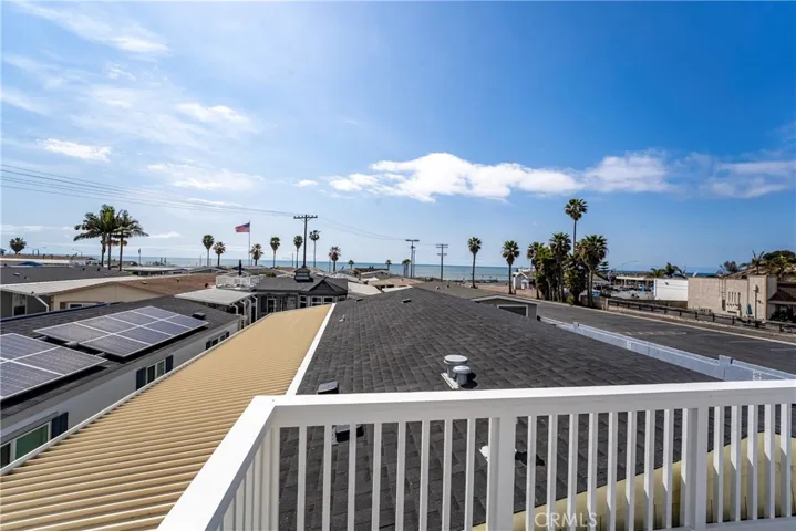 Ocean view roof deck