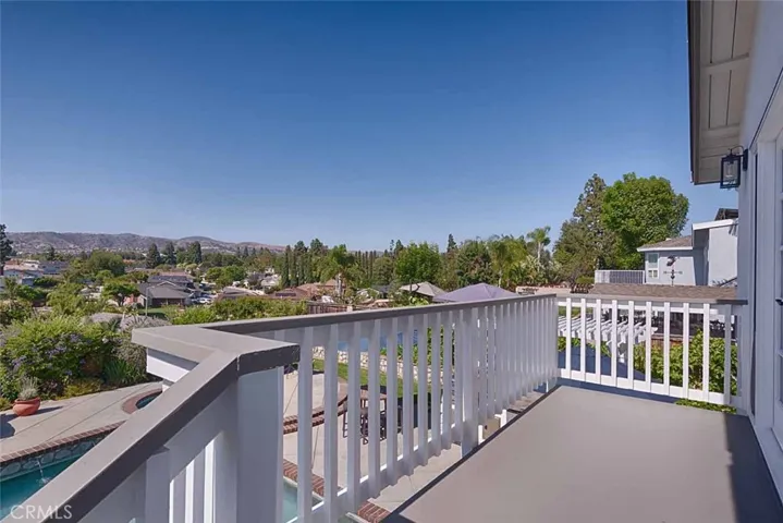 View from primary balcony