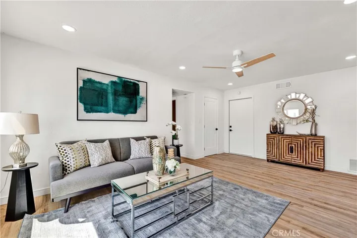 Ceiling fan in family room