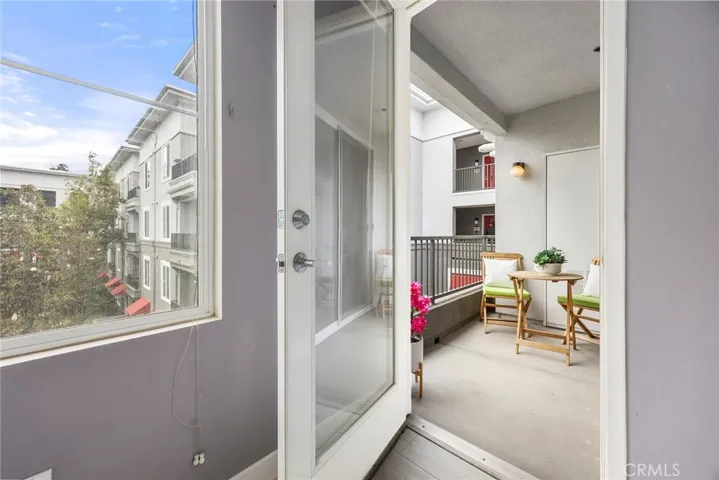 Balcony can also be accessed from the living room.