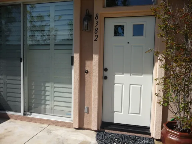 Front panel door and slider door.