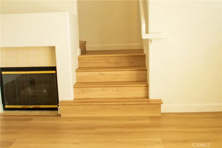 Steps to first landing.