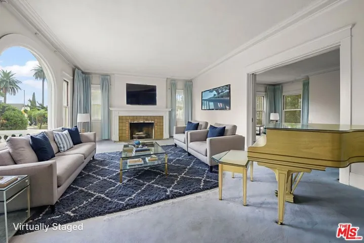 Living Room Virtually Staged