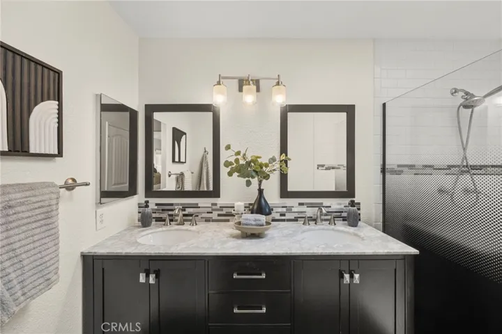 Remodeled master bathroom